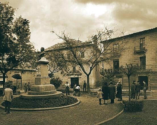 Plaza de los Jardinillos - Plaza de los Jardinillos. Foto antigua