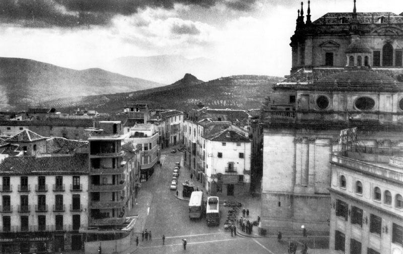 Plaza de San Francisco - Plaza de San Francisco. Foto antigua