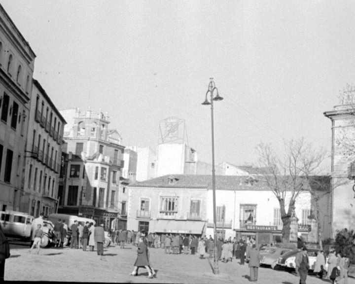 Plaza de San Francisco - Plaza de San Francisco. Foto antigua