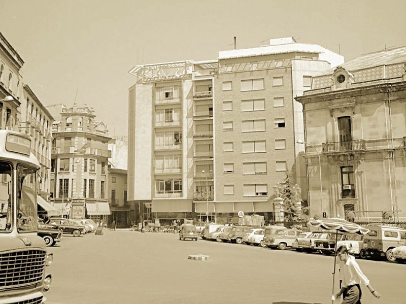 Plaza de San Francisco - Plaza de San Francisco. Foto antigua