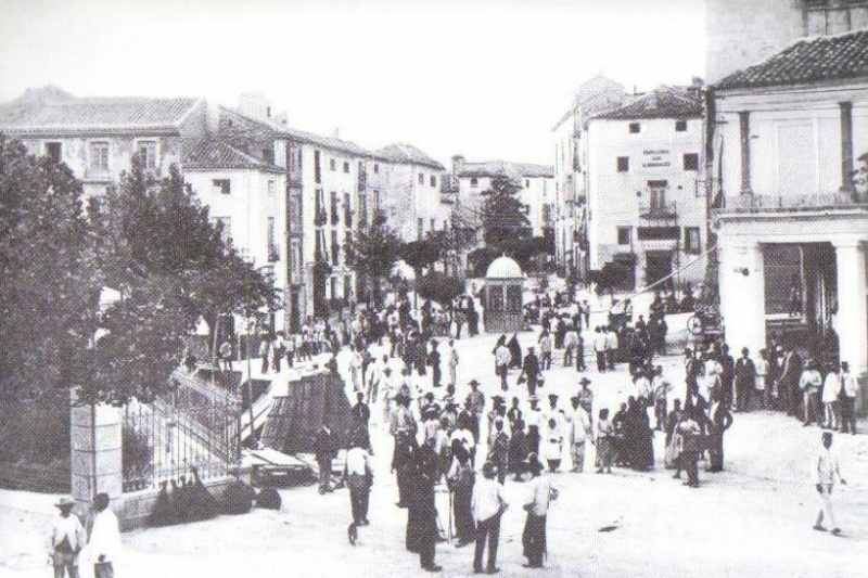 Plaza de San Francisco - Plaza de San Francisco. Foto antigua