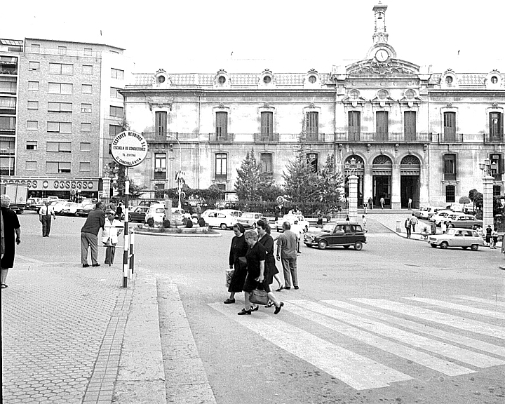 Plaza de San Francisco - Plaza de San Francisco. Foto antigua. Diputacin