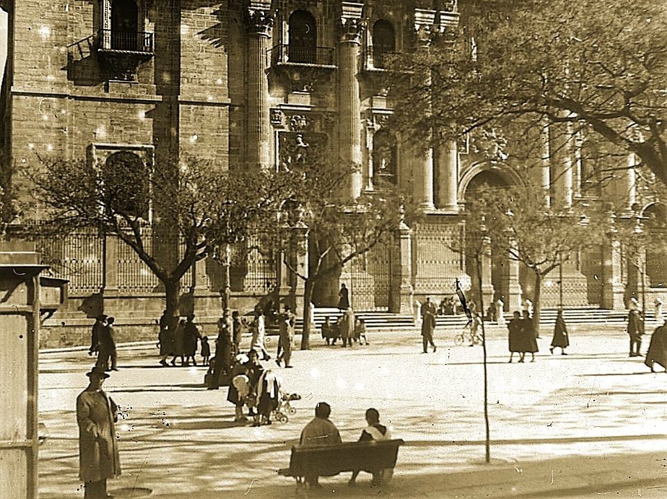 Plaza de Santa Mara - Plaza de Santa Mara. Foto antigua