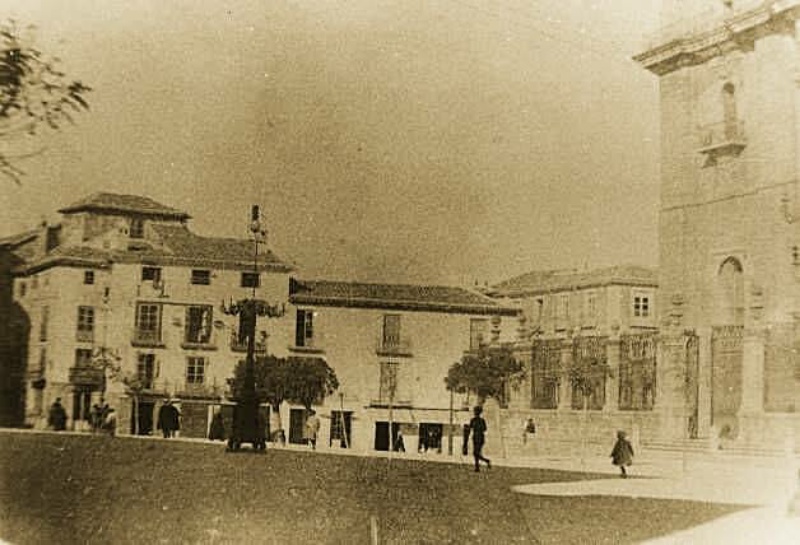 Plaza de Santa Mara - Plaza de Santa Mara. Foto antigua