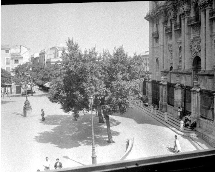 Plaza de Santa Mara - Plaza de Santa Mara. Foto antigua