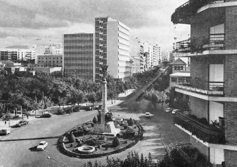 Plaza de las Batallas - Plaza de las Batallas. Foto antigua