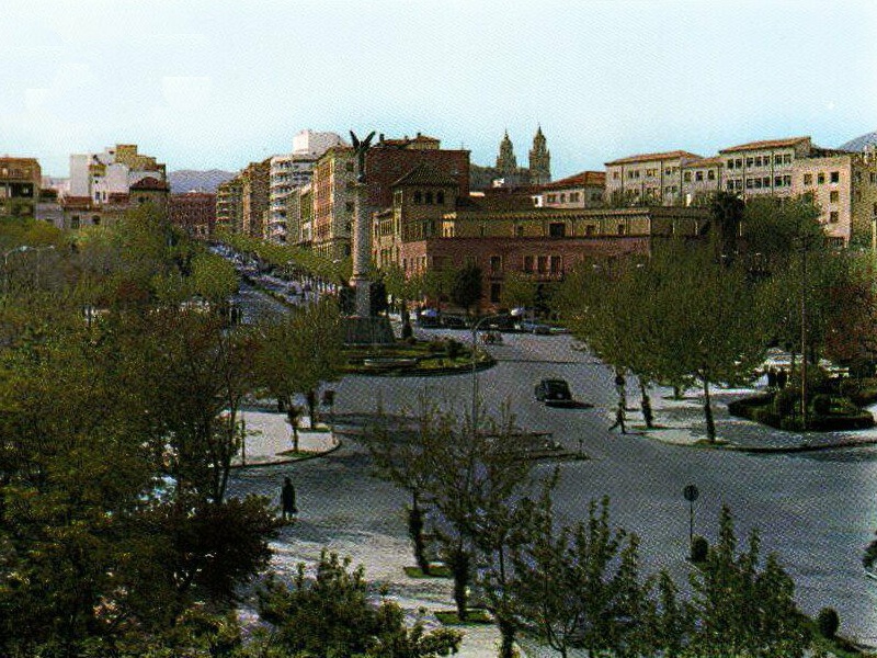 Plaza de las Batallas - Plaza de las Batallas. Foto antigua