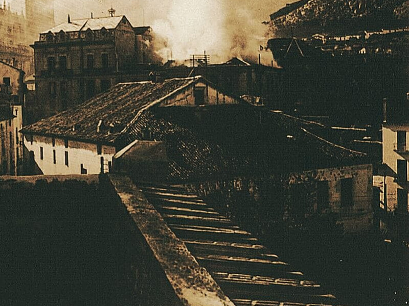 Psito - Psito. Incendio en la Diputacin, 25 de Enero de 1919