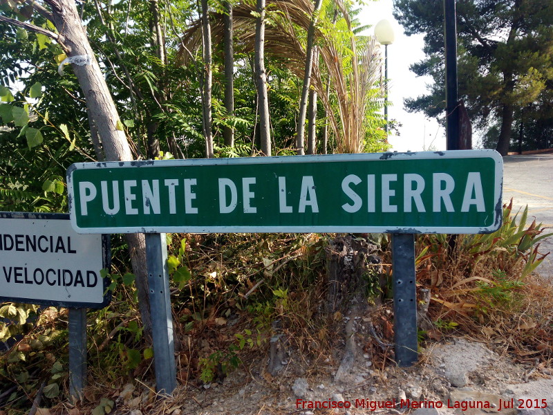 Aldea Puente de la Sierra - Aldea Puente de la Sierra. Cartel