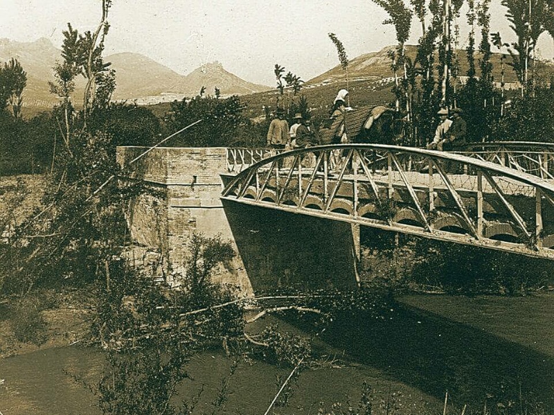 Puente Jontoya - Puente Jontoya. 1911. Foto Ramn Espantalen