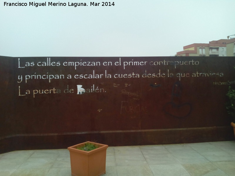 Muralla de Jan. Puerta de Baeza - Muralla de Jan. Puerta de Baeza. Texto de Alejandro Dumas