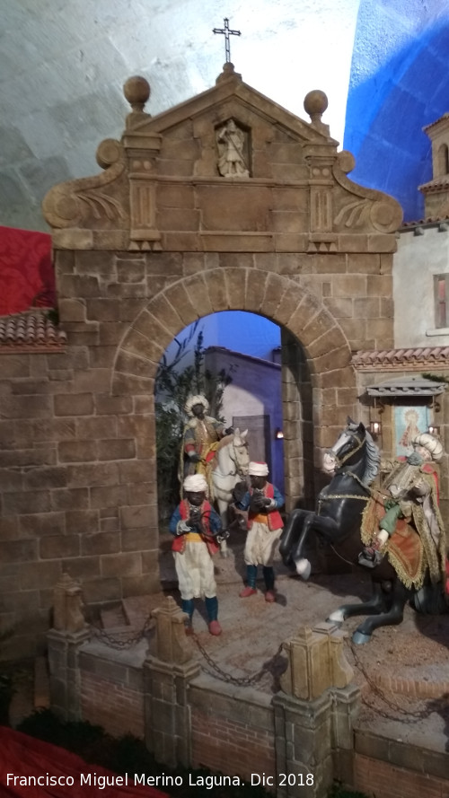 Muralla de Jan. Puerta del ngel - Muralla de Jan. Puerta del ngel. Beln Napolitado de la Catedral de Jan
