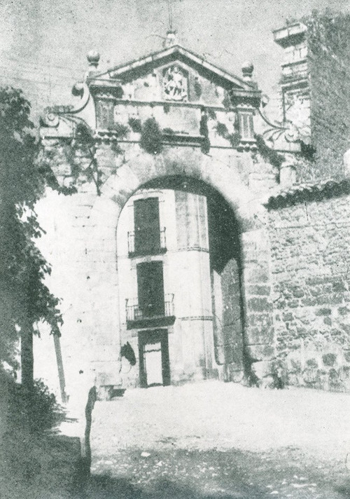 Muralla de Jan. Puerta del ngel - Muralla de Jan. Puerta del ngel. Foto antigua