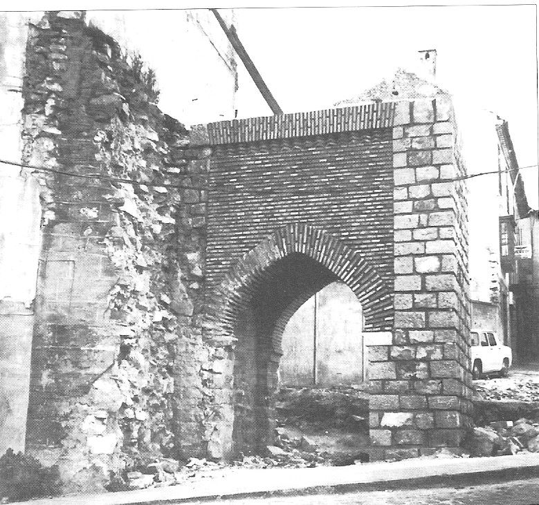 Muralla de Jan. Puerta Noguera - Muralla de Jan. Puerta Noguera. Foto antigua