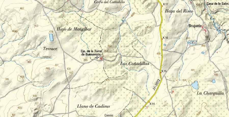 Cortijo de la Torre de Buenavista - Cortijo de la Torre de Buenavista. Mapa