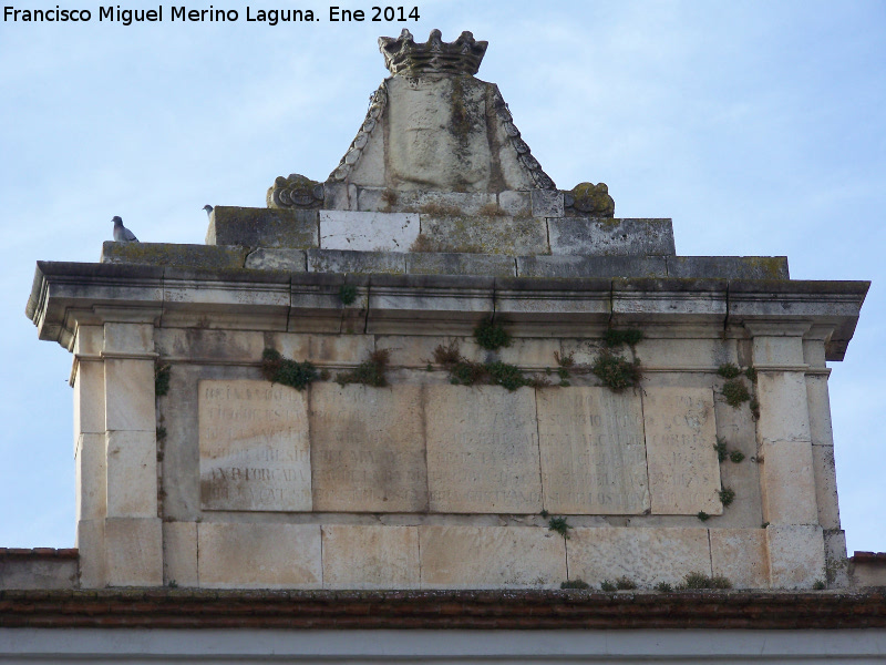 Fuente de la Magdalena - Fuente de la Magdalena. Frontn