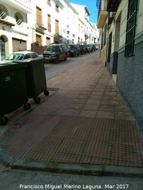 Calle Risquillo - Calle Risquillo. Lugar donde estuvo la fuente