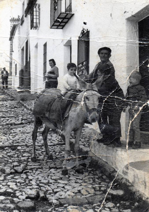 Calle Risquillo - Calle Risquillo. Foto antigua