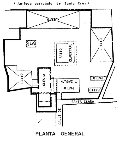 Real Monasterio de Santa Clara - Real Monasterio de Santa Clara. Plano