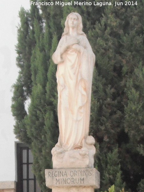 Real Monasterio de Santa Clara - Real Monasterio de Santa Clara. Inmaculada del patio de entrada