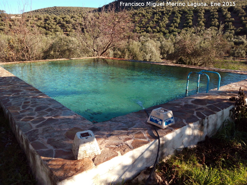 Venero de los Caos - Venero de los Caos. Piscina del cortijo