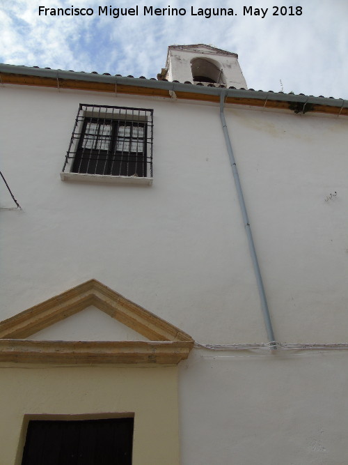 Iglesia del Juramento de San Rafael - Iglesia del Juramento de San Rafael. Espadaa que da a la Calle Roelas