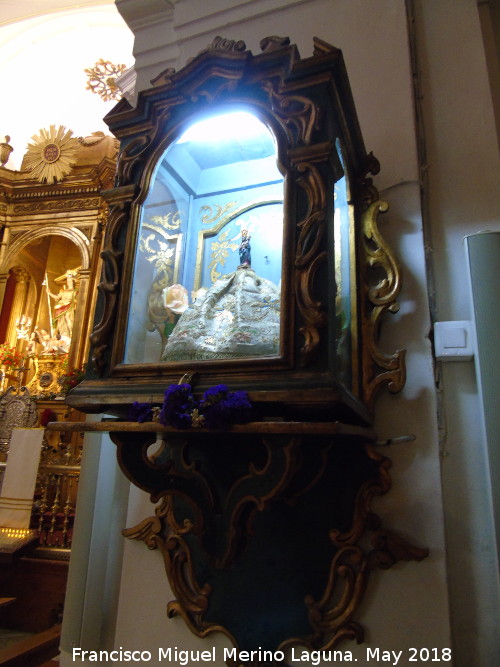Iglesia del Juramento de San Rafael - Iglesia del Juramento de San Rafael. Virgen del Pilar