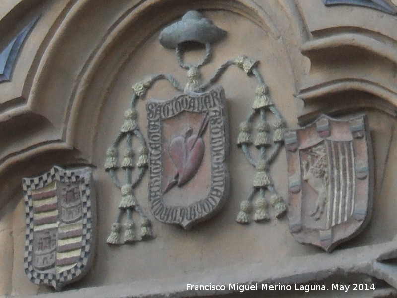 Iglesia Conventual de San Agustn - Iglesia Conventual de San Agustn. Escudos