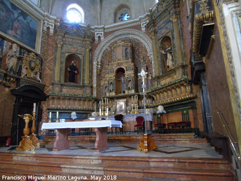 Iglesia Conventual de San Agustn - Iglesia Conventual de San Agustn. Presbiterio