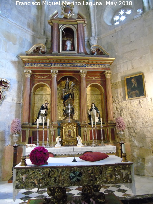 Iglesia Conventual de San Agustn - Iglesia Conventual de San Agustn. Retablo lateral