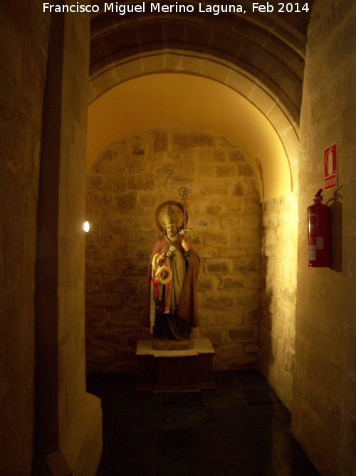 Colegiata de Santa Mara de los Reales Alczares. Interior - Colegiata de Santa Mara de los Reales Alczares. Interior. San Blas