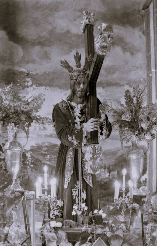 Colegiata de Santa Mara de los Reales Alczares. Capilla de Jess Nazareno - Colegiata de Santa Mara de los Reales Alczares. Capilla de Jess Nazareno. Jess Nazareno foto antigua