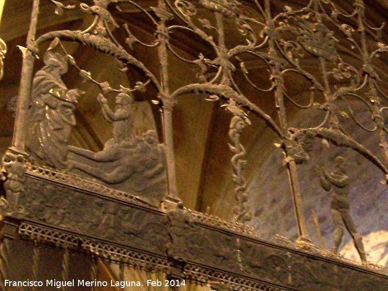 Colegiata de Santa Mara de los Reales Alczares. Capilla de los Becerra - Colegiata de Santa Mara de los Reales Alczares. Capilla de los Becerra. Escenas de Adn y Eva