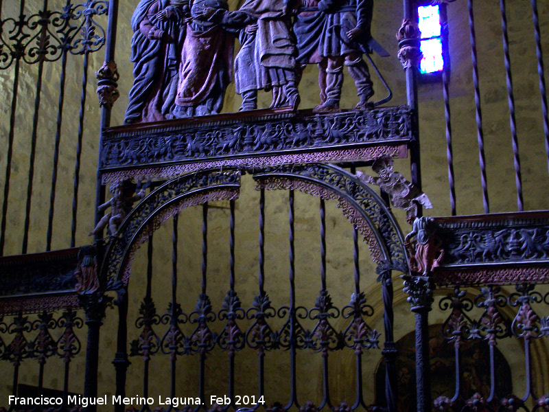 Colegiata de Santa Mara de los Reales Alczares. Capilla de la Yedra - Colegiata de Santa Mara de los Reales Alczares. Capilla de la Yedra. Detalle