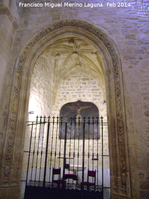 Colegiata de Santa Mara de los Reales Alczares. Capilla de los Baeza - Colegiata de Santa Mara de los Reales Alczares. Capilla de los Baeza. 