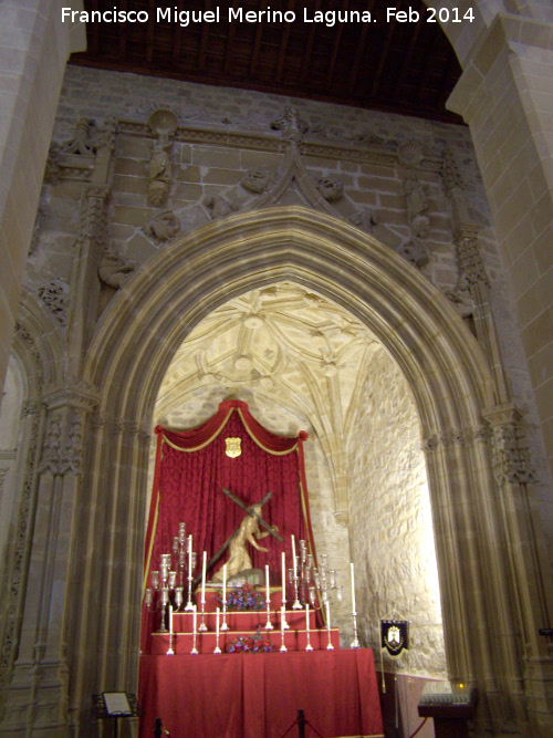 Colegiata de Santa Mara de los Reales Alczares. Capilla del Cristo de la Cada - Colegiata de Santa Mara de los Reales Alczares. Capilla del Cristo de la Cada. 