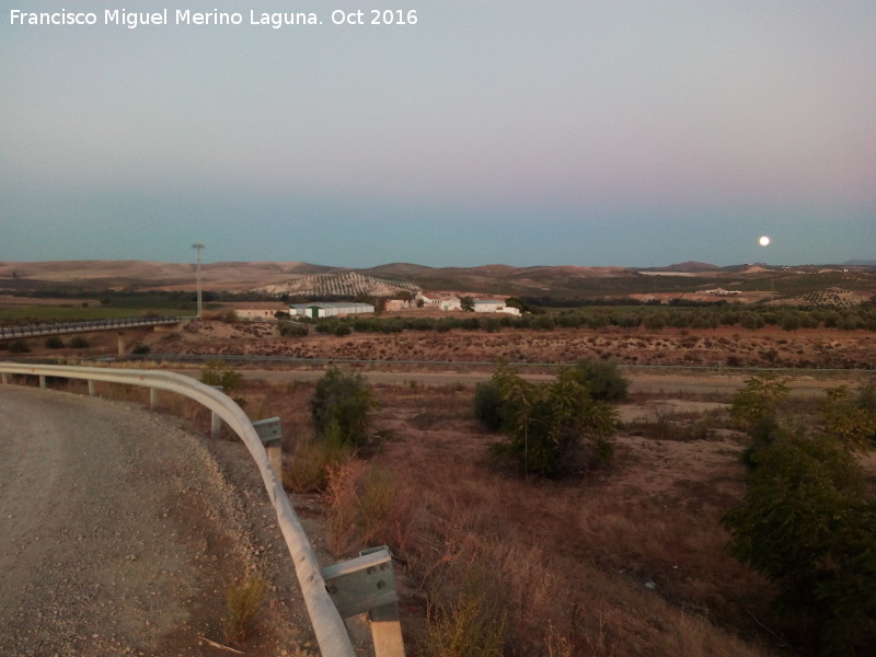 Aldea Graena Alta - Aldea Graena Alta. Graena Alta con la Luna al fondo