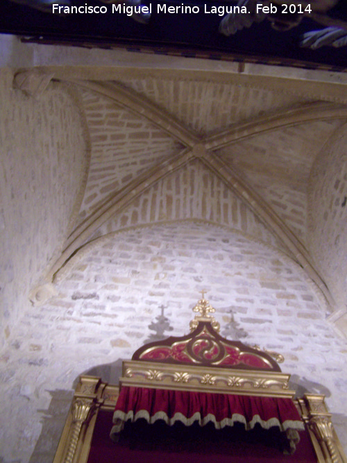 Colegiata de Santa Mara de los Reales Alczares. Capilla del Yaciente - Colegiata de Santa Mara de los Reales Alczares. Capilla del Yaciente. Bveda de crucera