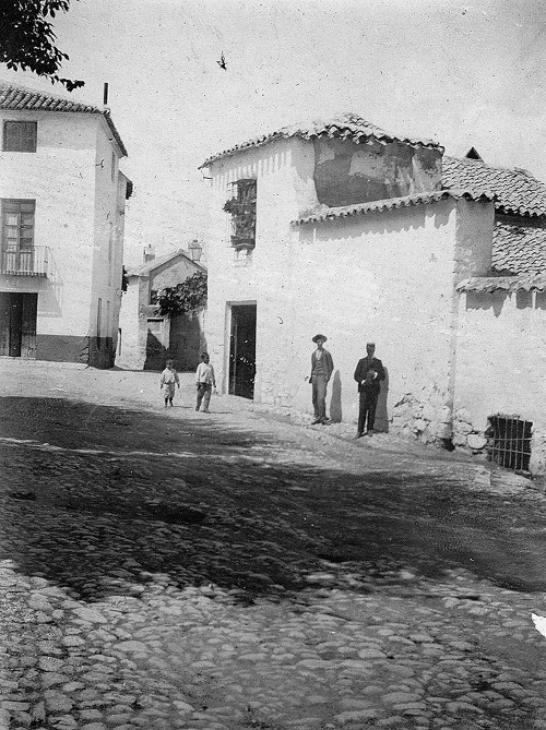 Casa del Agua - Casa del Agua. La fotografa es de 1909 y fue realizada por Bonifacio de la Rosa