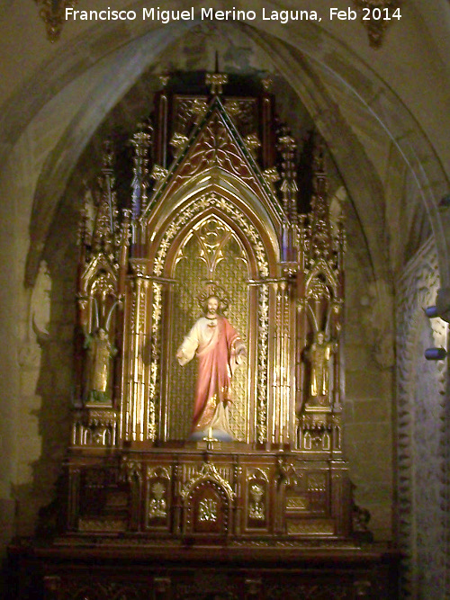 Colegiata de Santa Mara de los Reales Alczares. Capilla de la Virgen de Guadalupe - Colegiata de Santa Mara de los Reales Alczares. Capilla de la Virgen de Guadalupe. Retablo