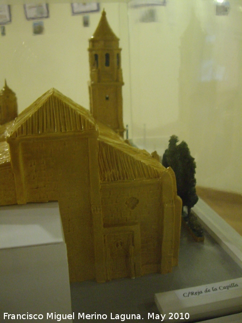 Baslica de San Ildefonso - Baslica de San Ildefonso. Maqueta de platilina de Agustn Garzn