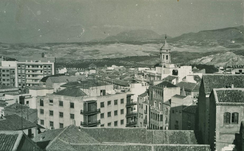 Baslica de San Ildefonso - Baslica de San Ildefonso. Fotografa antigua realizada por Jaime Rosell