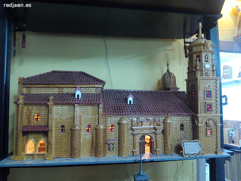 Baslica de San Ildefonso - Baslica de San Ildefonso. Maqueta realizada por Luis Barbero