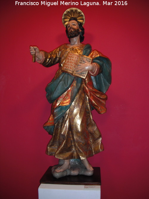 Baslica de San Ildefonso - Baslica de San Ildefonso. San Mateo, annimo siglo XVIII