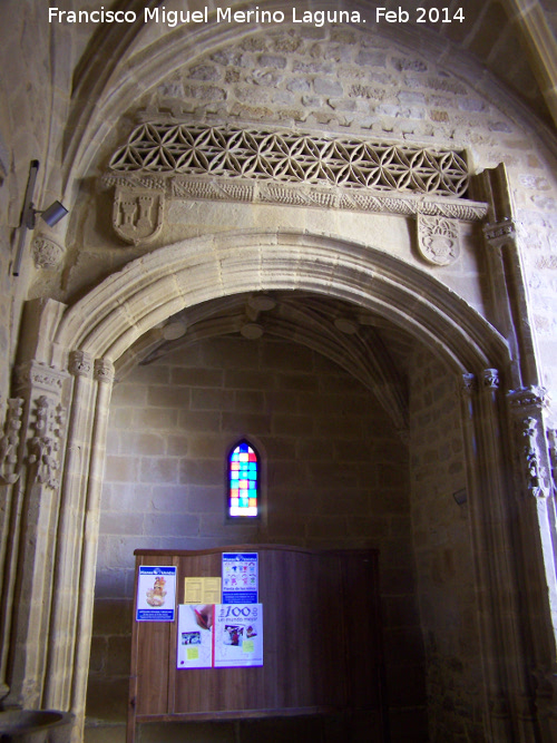 Colegiata de Santa Mara de los Reales Alczares. Capilla I del Claustro - Colegiata de Santa Mara de los Reales Alczares. Capilla I del Claustro. 