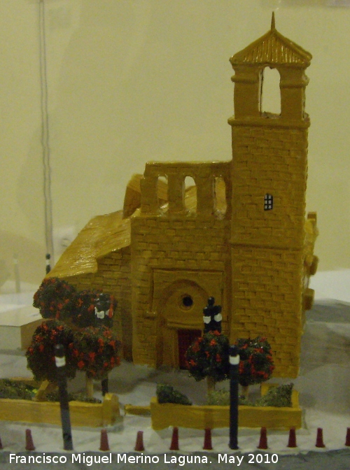 Iglesia de San Juan - Iglesia de San Juan. Maqueta de platilina de Agustn Garzn