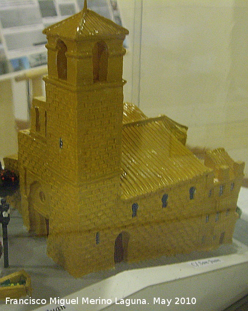 Iglesia de San Juan - Iglesia de San Juan. Maqueta de platilina de Agustn Garzn