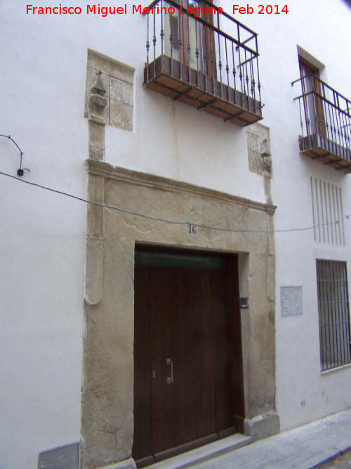 Casa de la Calle Nadal n 16 - Casa de la Calle Nadal n 16. Portada