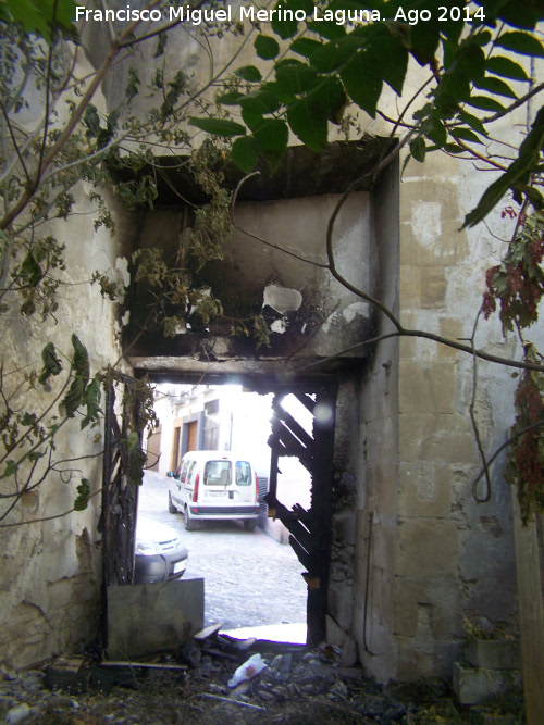 Iglesia de San Miguel - Iglesia de San Miguel. Puerta desde el interior