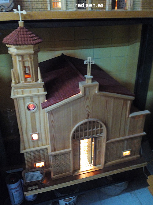 Iglesia de San Roque - Iglesia de San Roque. Maqueta realizada por Luis Barbero